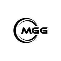Mgg logo diseño, inspiración para un único identidad. moderno elegancia y creativo diseño. filigrana tu éxito con el sorprendentes esta logo. vector