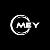 MEY Logo Design, Inspiration for a Unique Identity. Modern Elegance and Creative Design. Watermark Your Success with the Striking this Logo. vector