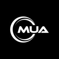 MUA Logo Design, Inspiration for a Unique Identity. Modern Elegance and Creative Design. Watermark Your Success with the Striking this Logo. vector