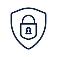 Security Icon, Protection Sign, Padlock Icon, Privacy, Safety Icon, Shield Protect Vector, Guard Design Elements, Lock Security Symbol, Access Denied Design For Mobile Apps And Website Illustration vector