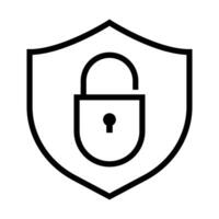 Security Icon, Protection Sign, Padlock Icon, Privacy, Safety Icon, Shield Protect Vector, Guard Design Elements, Lock Security Symbol, Access Denied Design For Mobile Apps And Website Illustration vector