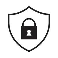 Security Icon, Protection Sign, Padlock Icon, Privacy, Safety Icon, Shield Protect Vector, Guard Design Elements, Lock Security Symbol, Access Denied Design For Mobile Apps And Website Illustration vector