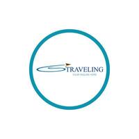 traveling logo element vector