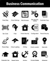 A set of 20 Business icons as road map, cloud settings, web browser vector