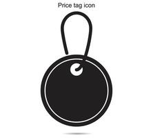 Price tag icon vector