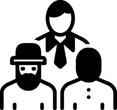 sólido icono para diverso vector