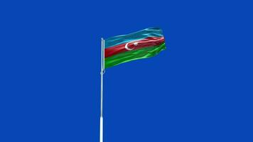 azerbajdzjans nationella flagga video