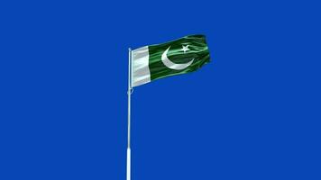 Pakistán nacional bandera video