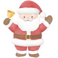 santa claus illustration, maskot eller karaktär av jul, för inbjudan och hälsningar png