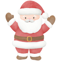 Santa Claus illustration, mascot or character of Christmas, for invitation and greetings png