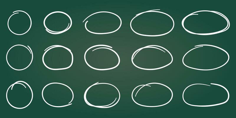 Circle line sketch icon in hand drawn style. Circular scribble doodle vector illustration on isolated background. Pencil or pen bubble sign business concept.