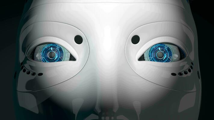 Robot Eye Stock Video Footage for Free Download