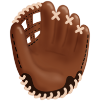Baseball glove realistic illustration png