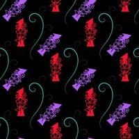 Seamless pattern of numbers. vector