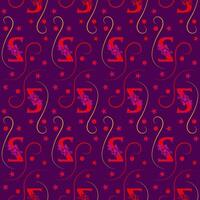 Seamless pattern of numbers. vector