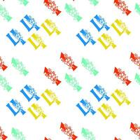 Seamless pattern of numbers. vector