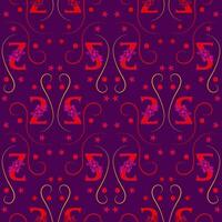 Seamless pattern of numbers. vector