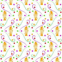 Seamless pattern of numbers. vector