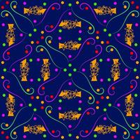 Seamless pattern of numbers. vector