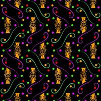 Seamless pattern of numbers. vector