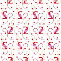 Seamless pattern of numbers. vector