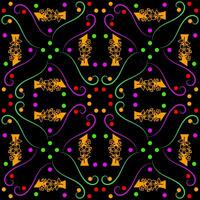 Seamless pattern of numbers. vector