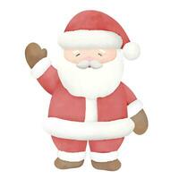 Santa Claus illustration, mascot or character of Christmas, for invitation and greetings vector