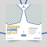 Modern home for Sale Banner Design vector