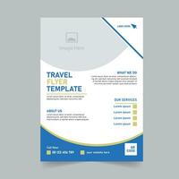 Travel Flyer Template Design Free vector