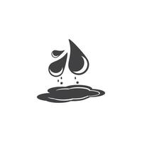 Dripping Liquid icon and symbol template vector