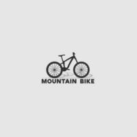 mountain bike logo vector