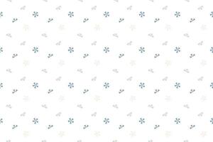 a tiny flower on seamless pattern background vector