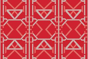 Modern geometric shapes patterns, seamless vector illustration. Pattern designs with modern geometric shapes can be printed as a background image or used for rugs, carpets, or textile fabric.