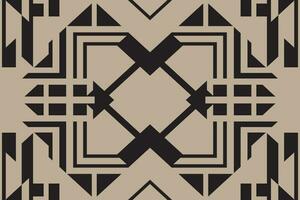 Modern geometric shapes patterns, seamless vector illustration. Pattern designs with modern geometric shapes can be printed as a background image or used for rugs, carpets, or textile fabric.