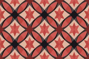 Modern geometric shapes patterns, seamless vector illustration. Pattern designs with modern geometric shapes can be printed as a background image or used for rugs, carpets, or textile fabric.