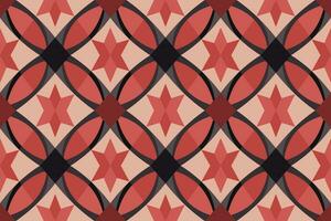 Modern geometric shapes patterns, seamless vector illustration. Pattern designs with modern geometric shapes can be printed as a background image or used for rugs, carpets, or textile fabric.