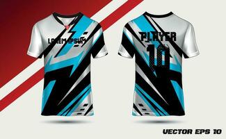 resumen texturizado Deportes jersey diseño camiseta para carreras, fútbol, juego de azar, motocross, ciclismo. Bosquejo vector diseño modelo.