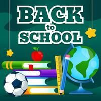 Back To School Background vector