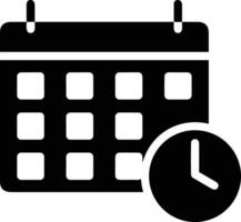 Calendar schedule icon symbol image vector. Illustration of the modern appointment reminder agenda symbol graphic design image. EPS 10 vector