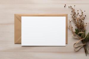 Christmas paper mockup, photo