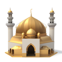 Beautiful Mosque Transparent Background Ai Generative png