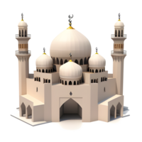 Beautiful Mosque Transparent Background Ai Generative png