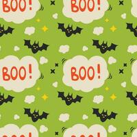 Halloween vector pattern. Endless texture can be used for wallpaper, fill pattern, background.