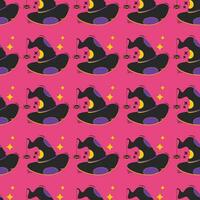 Halloween vector pattern. Endless texture can be used for wallpaper, fill pattern, background.