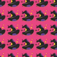 Halloween vector pattern. Endless texture can be used for wallpaper, fill pattern, background.