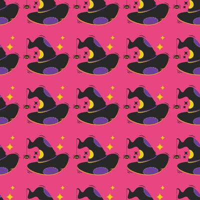 Halloween vector pattern. Endless texture can be used for wallpaper, fill pattern, background.