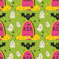 Halloween vector pattern. Endless texture can be used for wallpaper, fill pattern, background.