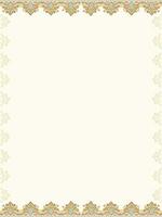 an ornate vintage mandala frame with a border template background vector
