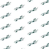 Doodle music note pattern. Hand drawn cute vector background in sketch style. Best seamless texture for design