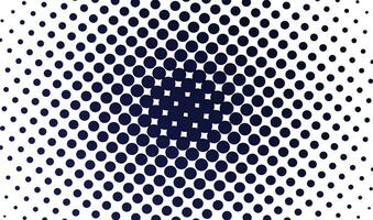 Circular Dotted Color Halftone Background Vector Pattern